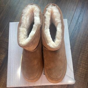 BEARPAW Men's Patriot Snow Boot, size men 10, color Hickory